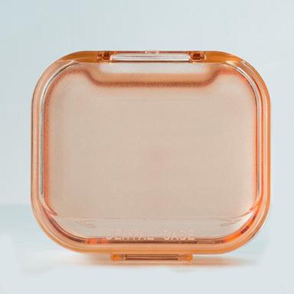 Transparent Denture Storage Case Draining Dental Braces Container  Orthodontic Retainer