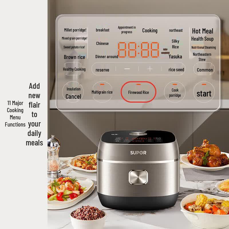 Supor Smart IH kugelförmiger Topf Reiskocher 3L CN Stecker (Adapter enthalten)