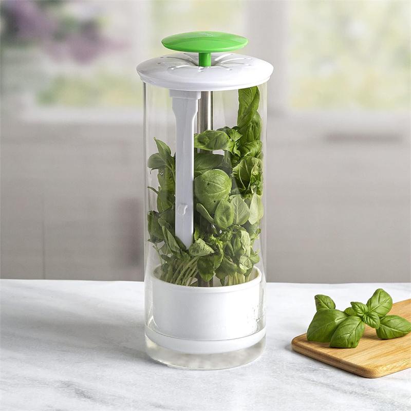 1PC Vegetables Fresh Preservation Bottle For Refrigerator Herb Saver Storage Container Fresh Herb Keeper Vanilla Kitchen Tool