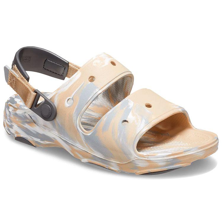 Crocs Unisex Klassischer Clog Braun Blau Atmungsaktiv Outdoor Strand Sandalen 207888-2ZM