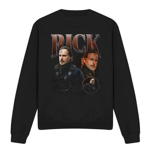 The Walking Dead Unisex Adult The Ones Who Lived Rick Grimes Homage Sweatshirt
