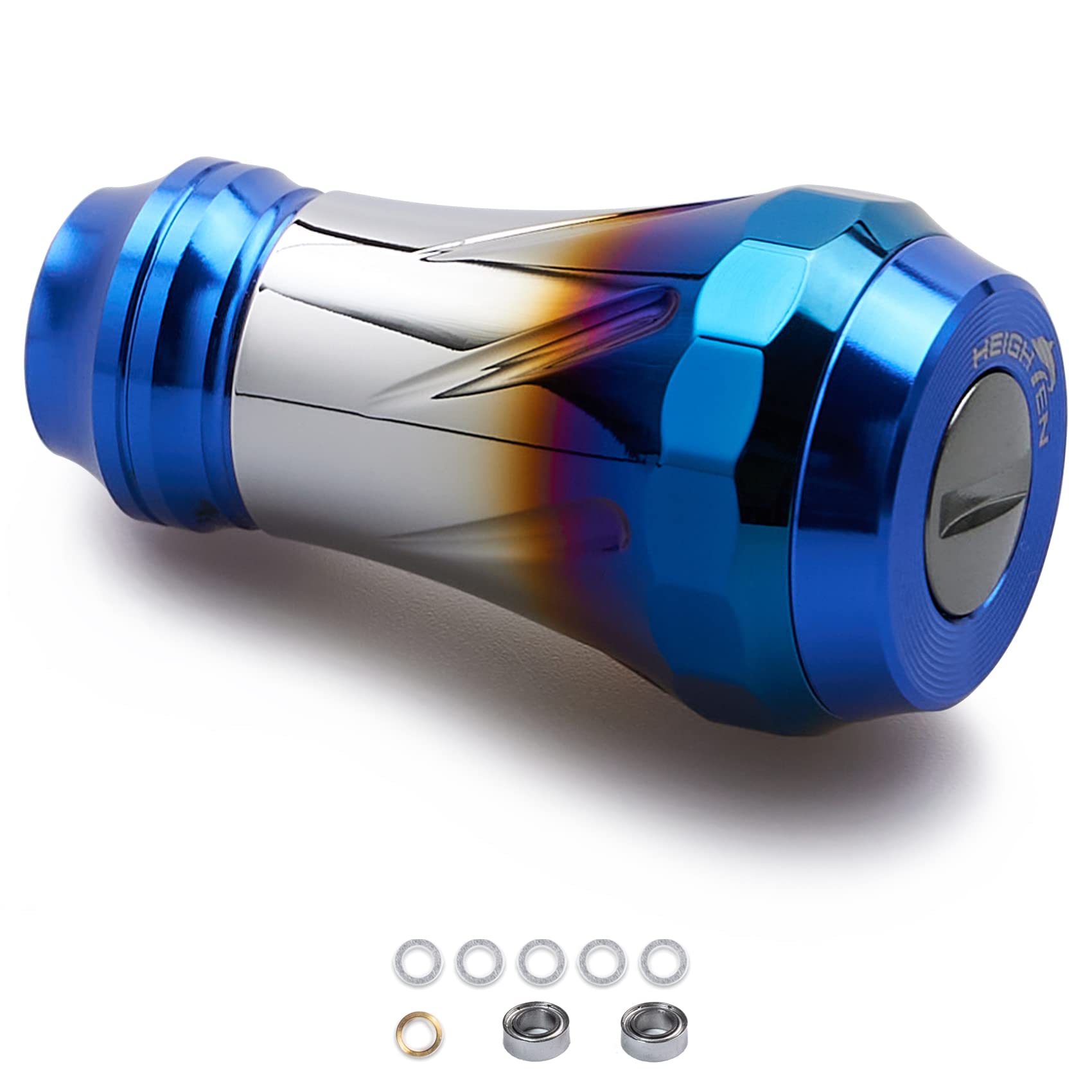 

HEIGHTEN 20мм Ручка катушки Кноб 10г 7 цветов Универсальный для Shimano Daiwa Тип A Тип S 70 Авиационный алюминий Серия Aurora (Daiwa) (синий)