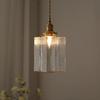 Japanese New Retro LED Glass Chandelier Hotel Bar Living Room Dining Room Study Bedroom Indoor Home Lighting E27