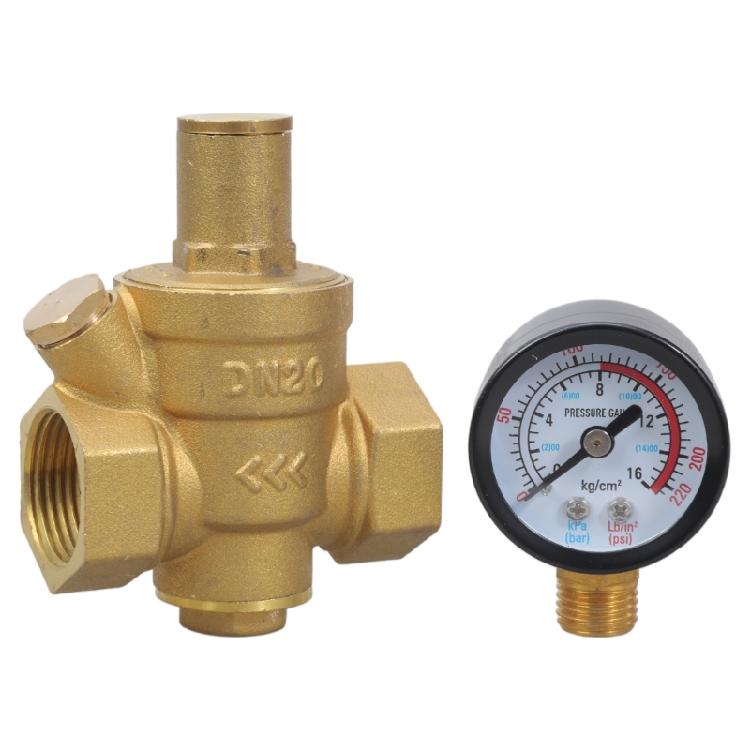

Adjustable DN20 Brass Pressure Regulator 1/2 Inch for Residential Commercial 1