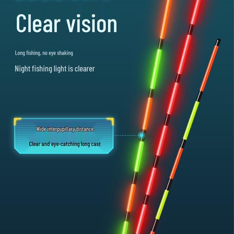 High Sensitivity LED Crucian Carp Float - Color-Changing Bite Indicator for Day & Night Use