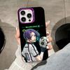 Blue Lock Reo Mikage Purple Translucent Mobile Phone Case for iPhone 17 16 15 14 13 12 11 X XR XS Air Pro Max Plus Cover