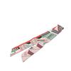 Used Twilly SANGLES EN ZIGZAG Zigzag Sangle Scarf Pink Multicolor Silk Women's HERMES [1-0211178]