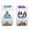 500 Stickers/roll Cartoon Gorilla Tag Cute Animal DIY Skateboard Suitcase Roll Stickers
