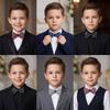 Corbata de cuello ajustable Lazo brillante Corbata de cristal con purpurina formal Ocasión de banquete