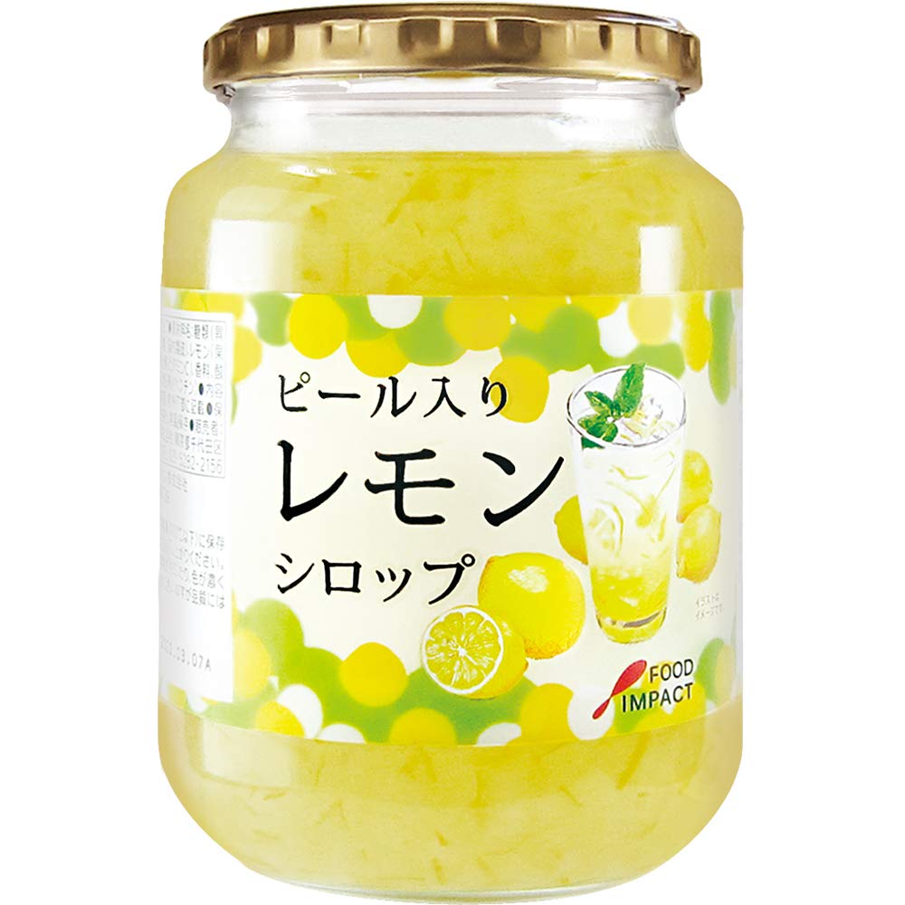 Food Impact Lemon Syrup with Peel 920g