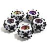 5Pcs Acrylic Round Beads Color Hand-painted Star Craft Loose Bead For Jewelry Material DIY Bracelet Phone Chain Beaded Supplies