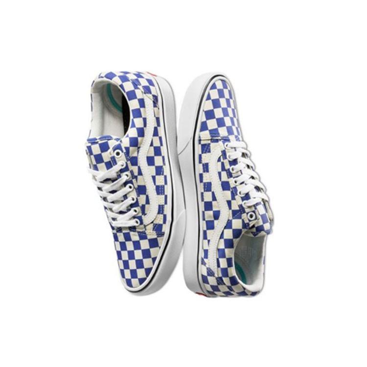 Old Skool Vans ComfyCush Checker - Lapis Blue VN0A3WMAVNA