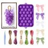 25 Grids Grape Ball Molds Round Shape Ice Cube Mold Creative Handmade Soap Molds  Bar Party