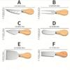 Edelstahl Käsemesser Enthält Schneider Messer Gabeln Streicher zum Servieren Backen Buttermesser Spatel Schmale Hobel Messer