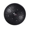 5.5 Inch C Key Steel Tongue Drum Mini 8-Tone Steel Hand Pan Drum Percussion Instrument with Drum Mallets Carry Bag New