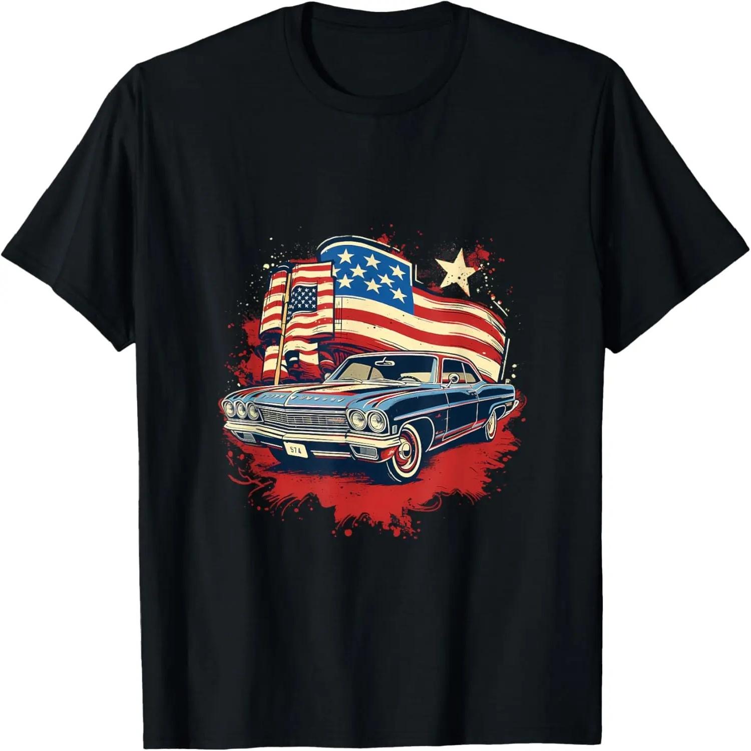 Smoke Daddy USA Flag 4th of July Patriotic Barbeque Grilling T-Shirt S