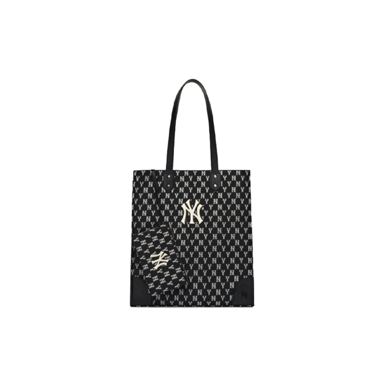 MLB Monogram Series Ny Yankees Retro All Over Print Tote Bag Unisex Tote Bags Black 3AORL031N-50BKS Black