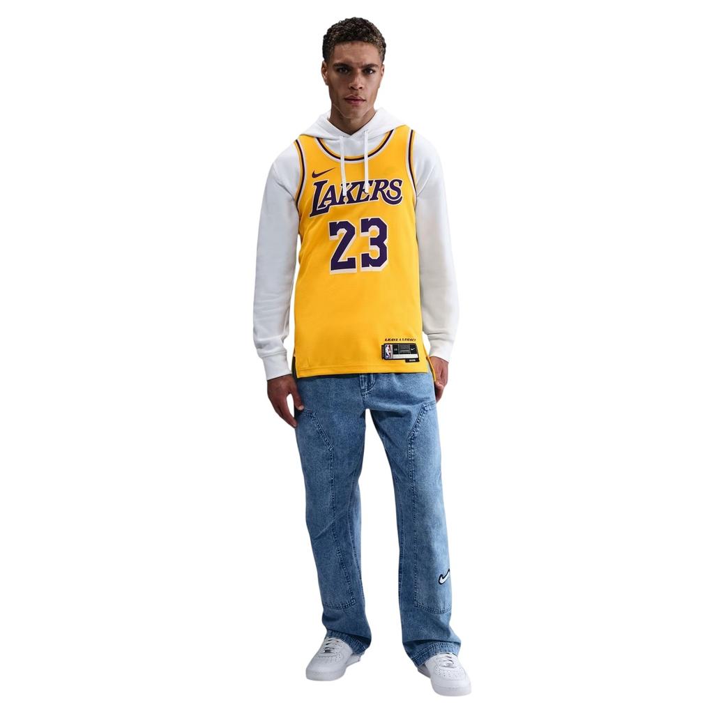 Nike Mens NBA Icon Edition Swingman LA Lakers Basketball Jersey