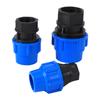 1/2" 3/4" 1" 1.2" 1.5" Female Thread Irrigation Adapter PE Pipe 20/25/32/40/50mm PE Pipe Straight Quick Connector Conversion 1Pc