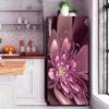 Refrigerator Fridge Cover Fruits Stickers Door Landscape Plant Sea Vinyl Self Adhesive Kitchen Furniture Decor Wrap Freezer Sticker Diy