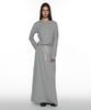 Partimento Woman Pwc Asymmetrical Drawstring Maxi Dress_Melange