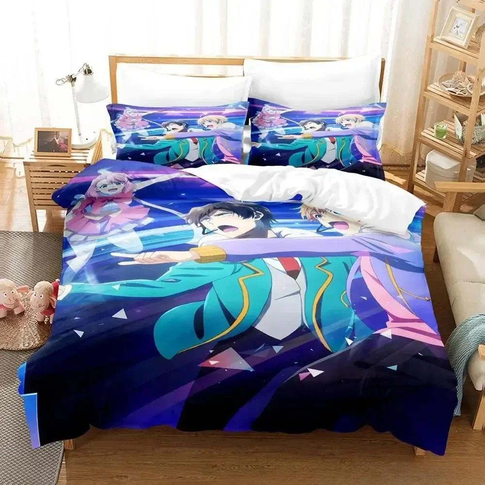 Idol Singer Bedding Set Single Twin Full Queen King Size Bed Set Adult Kid Bedroom Duvet Cover Sets 3D Print  Love Live!