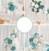 Pink Blue Artificial Flowers Combo Box Set for DIY Floral Arrangement Wedding Bouquet Party Table Centerpieces Decoration