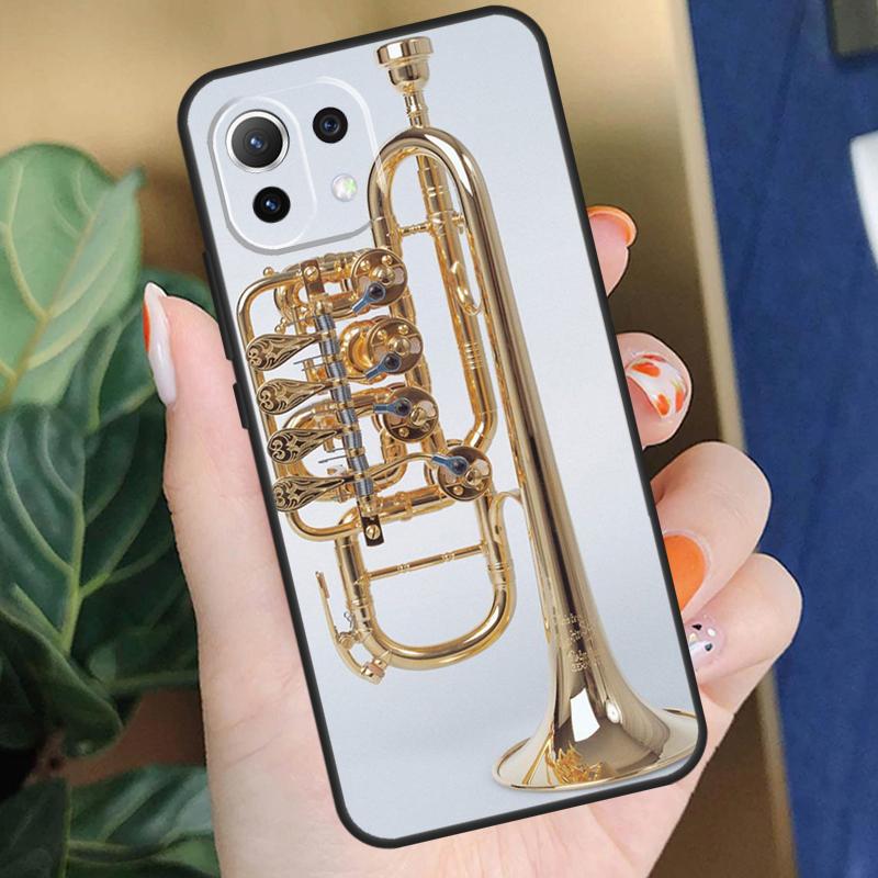Piccolo Trompete Messinginstrumente Hülle Für Xiaomi 15 14 Ultra 13T 14T 15T Pro 17 Pro Max POCO F8 F7 F5 F6 X5 X6 X7 Pro Hülle