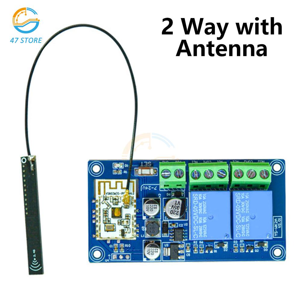 DC 7-24V WiFi Fernbedienungsschalter Bluetooth Dual-Mode Drahtloses Relaismodul 1/2/3/4 Kanal Relais Smart Home Automatisierung
