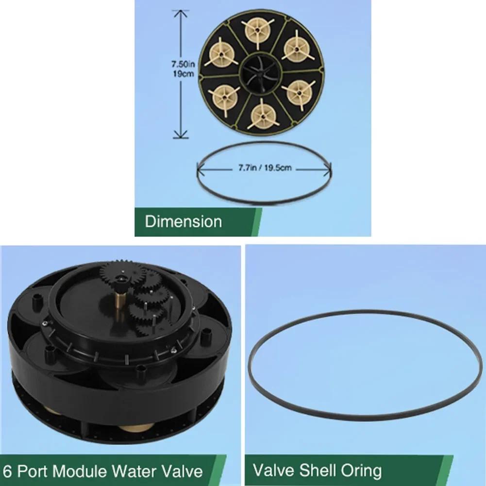 For 004302440800 6 Port Modular Water Valve Replacement With Housing O-Ring For Water Flow Control Swimming Pool Accessories