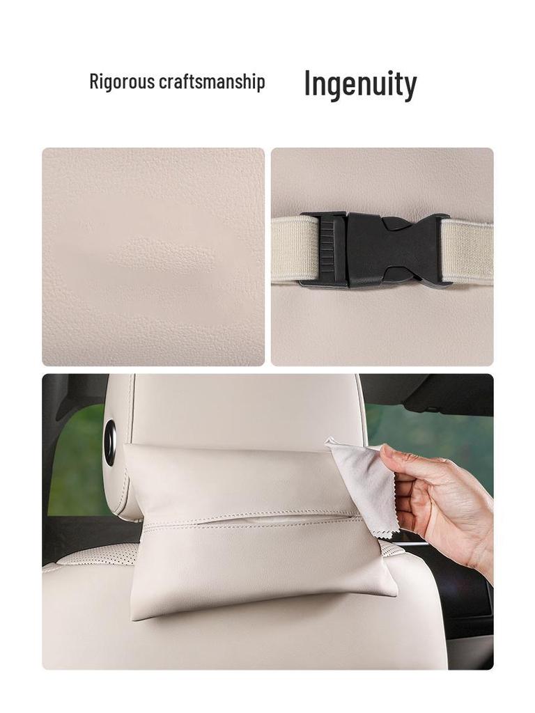 Ideal I8L6L7L8L9MEGAONE Refresh Edition Car Tissue Box - Hanging, Convenient Paper Dispenser