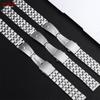 Wristband 18mm 20mm 22mm Stainless Steel Watch Bracelet Double Press Folding Buckle Strap for Men Silver Gold Metal Watch Band