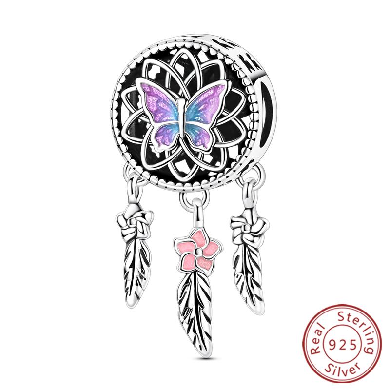 New Original Charms Beads Copper Whale Cross Butterfly Medusa Charm Fit Bracelet Bangle Pendent Woman Jewelry Gift