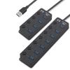 Rhombus 4-Port USB 3.0 Hub with Switch – One-to-Four Desktop Splitter Dock