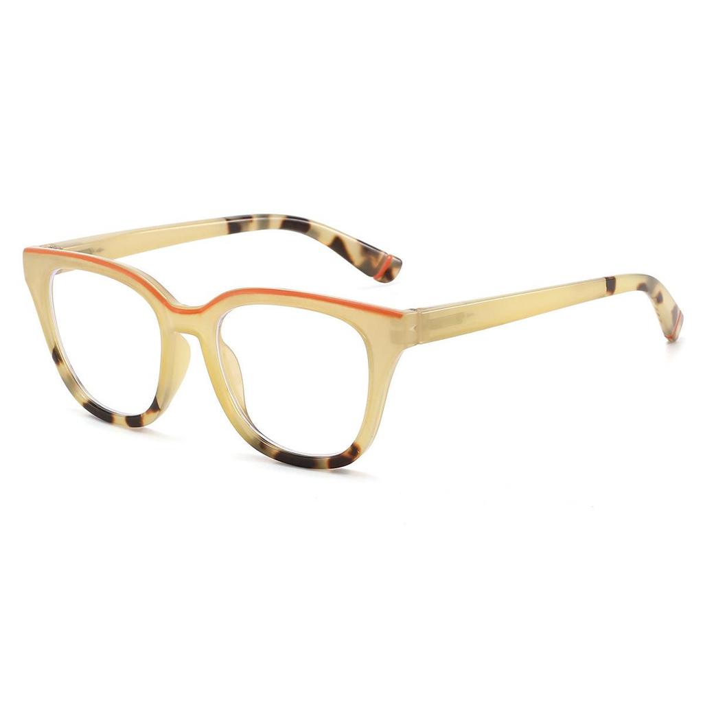 Trendige Lesebrille mit Leopardenmuster und Cat-Eye-Form, Blaulichtfilter, für Damen
