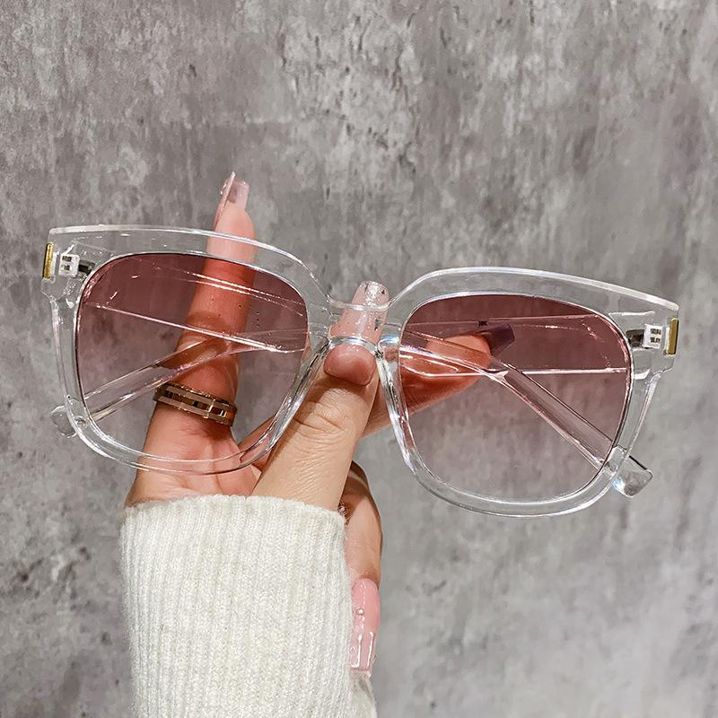 

Fashion Square Punk Sunglasses Women Men PC Frame Personalized Sun Glasses Gradient Lens Eyewear Trendy UV400 Shades Glasses Other