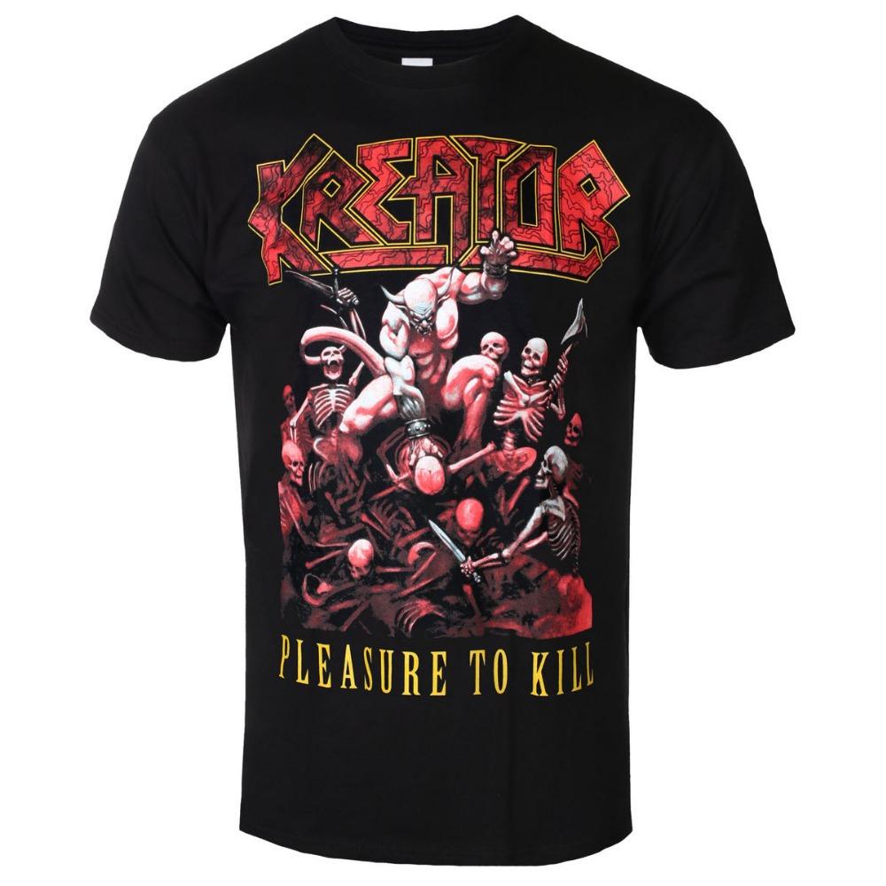 T-shirt in Cotone Grafica Retro Kreator Unisex Manica Corta Estiva Marca di Moda Tee Lusso Casual Vintage Tees