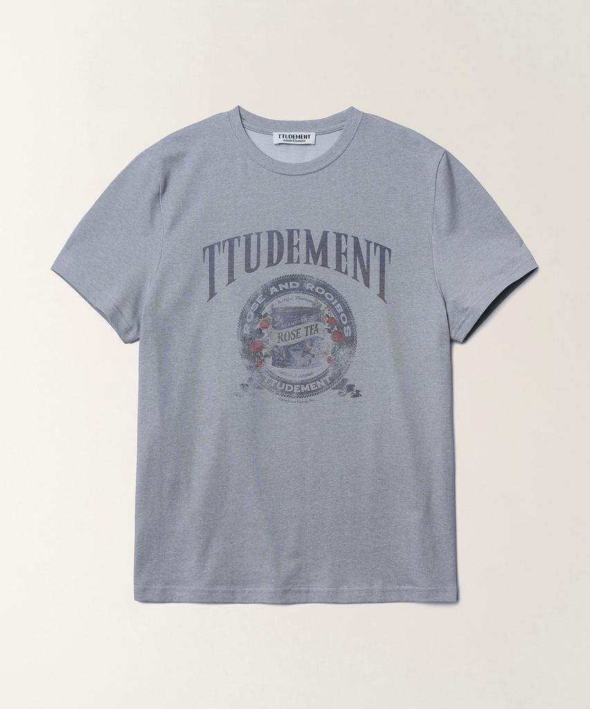 TTUDEMENT Tea Can Graphic T-Shirt_Light Gray
