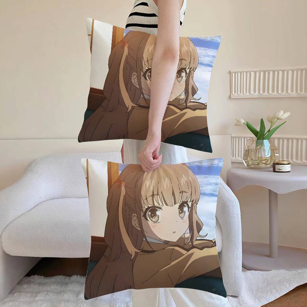 N-Nagi-Asu Eine Flaute im MeerKissenbezug Sofa und Wohnzimmer Dekorative Kissenbezüge Staubdicht und Milbendicht Verdeckter Reißverschluss