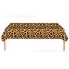Chic Leopard Print Disposable Paper Tableware Set Birthday Party Plates Cups Napkins Decor