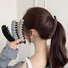 High-End Acrylic Flocked Hair Clip: Exquisite Banana Clip for Versatile Autumn/Winter Fashion