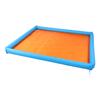 Beach Blanket 86.6x82.7 Inch with Inflatable Pillow Wall Convertible To Tent Sun Shade for Sand Lawn Outdoor Portable