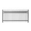 Zinc Steel Outdoor Wrought Iron Fence for Courtyard & Community