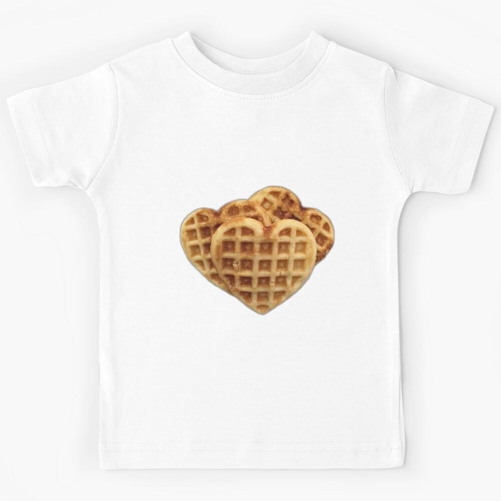Heart waffles, I will always love you Kids T-Shirt 100