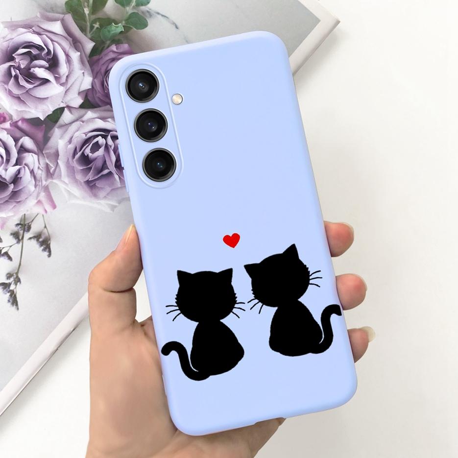 For Samsung Galaxy A55 Case A15 A25 A35 5G Stylish Candy Painted Cover Soft TPU Phone Case For Samsung A15 Galaxy A25 2023 Shell