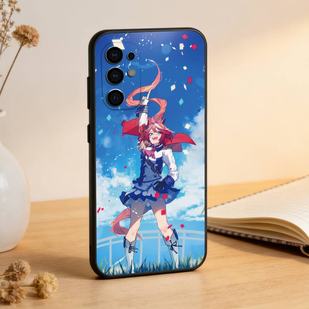 

Uma Musume Pretty Derby Phone Case For Samsung S25,S24,S21,S22,S23,S30,Ultra,S20,Plus,Fe,Lite,Note,10,Black Cover Samsung S22ULTRA5G