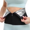 Fat Burning Zipper Waist Slimming Belt Belly Sweat Workout Fitness Shapewear  Women