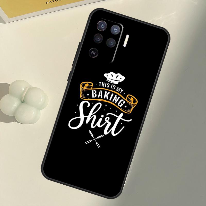 Baking Cook Chef Case For OPPO A74 A94 A54 A1K A15 A16 A52 A72 A83 A91 A93 A53S A5 A9 A31 A53 2020 Cover