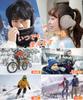 Andeor Cold Weather Ear Warmers Cold Ultra Warm Thick Adjustable Cold Weather Ear Winter Cold Hair Shedding for and Fall and Winter Earmuffs, [-10°C
