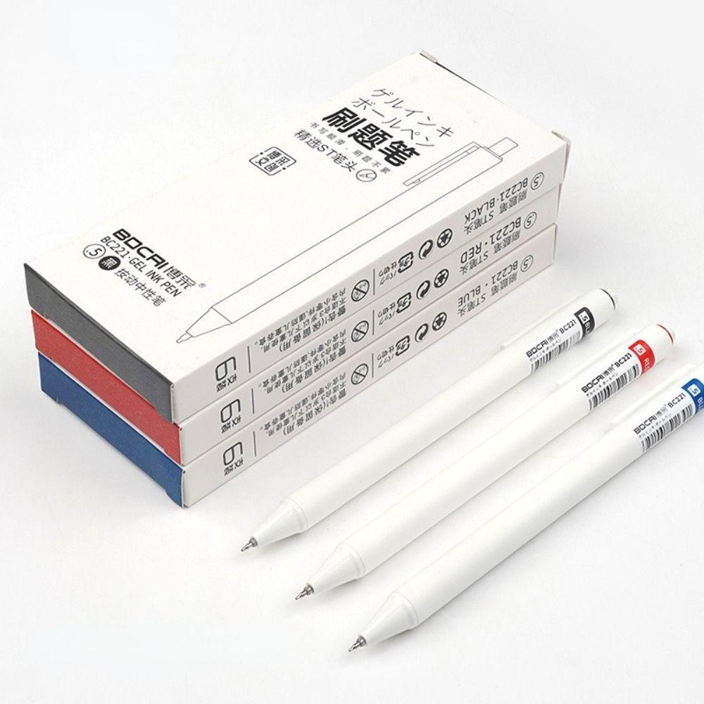 

Тестовая ручка St Pen Head School Special Press Neutral Pen Set Пишущая ручка маркер для вопросов Экзаменационная ручка синий